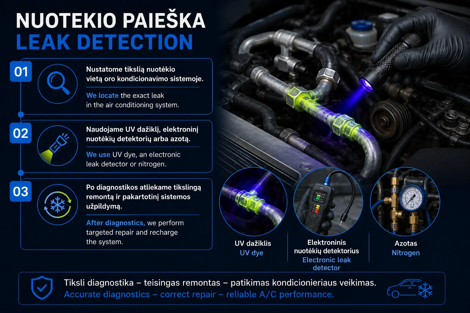 Nuotėkių paieška