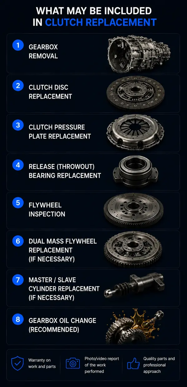 Clutch Replacement in Vilnius