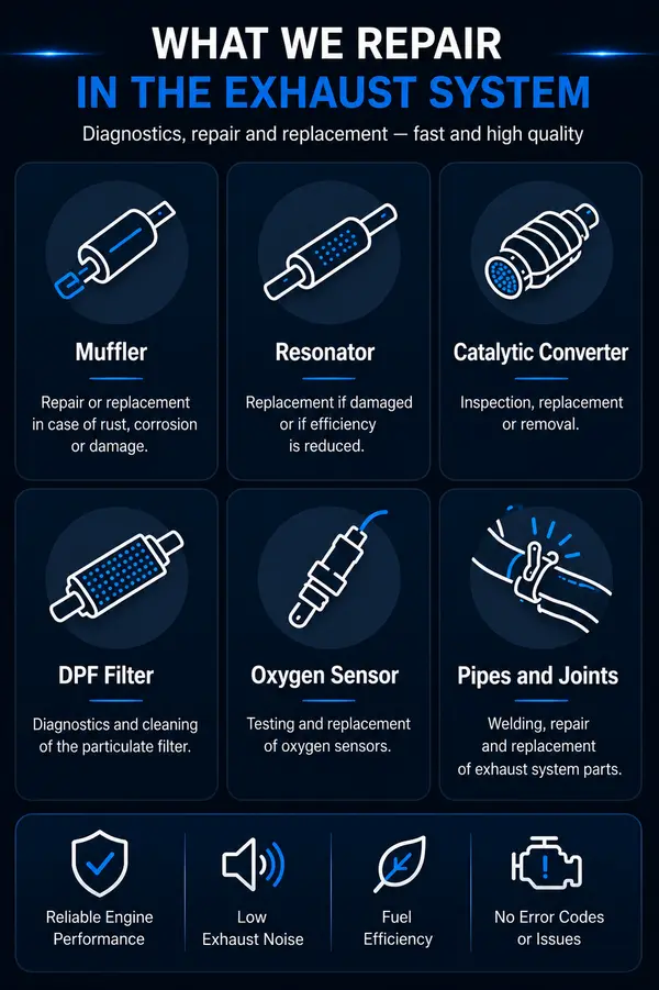 Exhaust System Repair in Vilnius