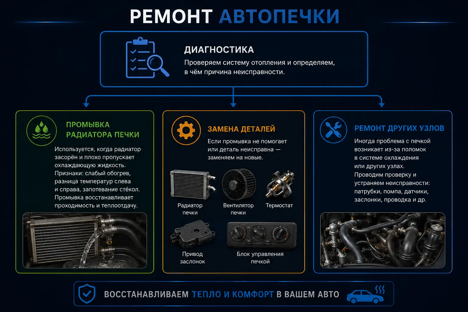 Ремонт автопечек в Вильнюсе